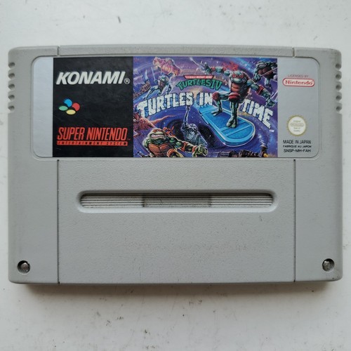 Turtles time super nintendo - super,