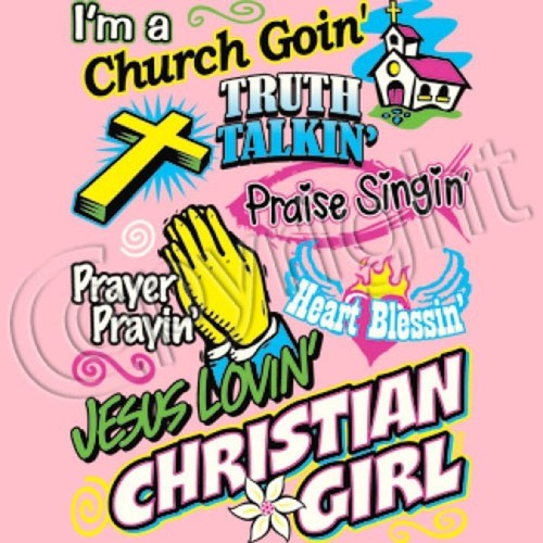 Church goin girl t - a,