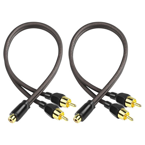 Rca cable car audio splitter - car,