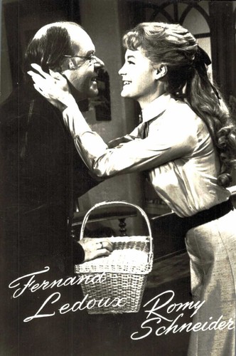 Romy schneider carte postale - romy,