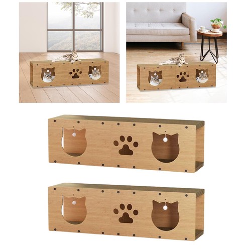 Griffoir bois pour chat - griffoir,