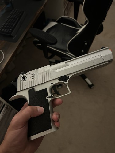 Desert eagle silver airsoft - desert,