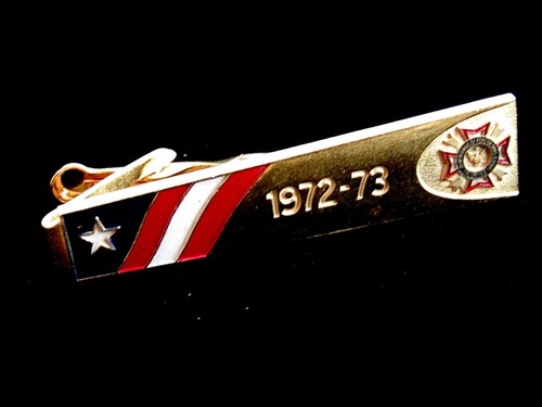 Vintage gold tone 1972 - v.f.w.,
