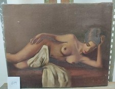 Tableau Ancien Huile Portrait