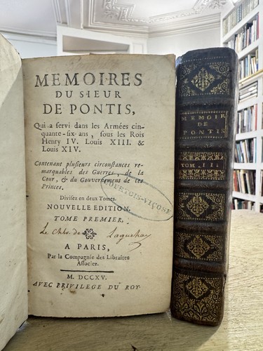 1715 mémoire pontis - 1715, de