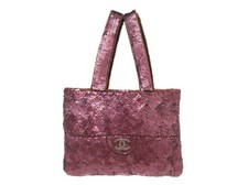 VINTAGE SAC A MAIN CHANEL LOGO