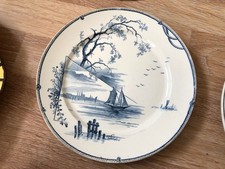 Ancienne Assiette Gien Médaille d'Or Marines Voilier 2