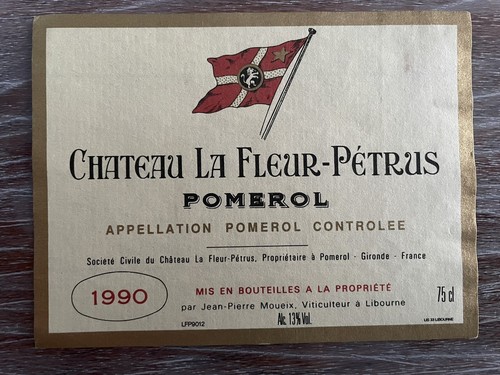 étiquette château fleur - Étiquette,