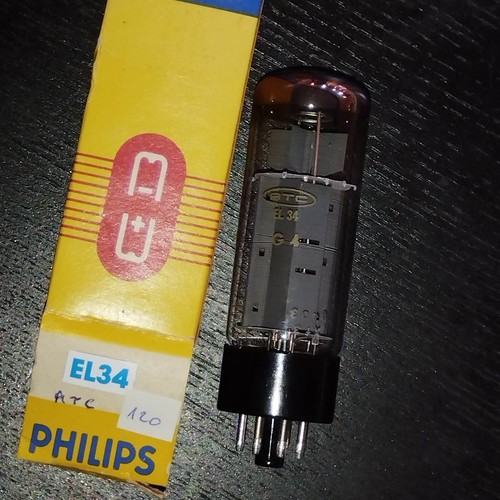 El34 phillips rtc tube - el34,