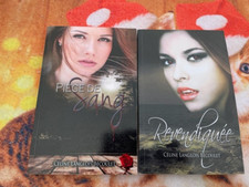 lot de 2 livres - CELINE LANGLOIS BECOULET - PIEGE DE SANG - REVENDIQUEE-BIT LIT