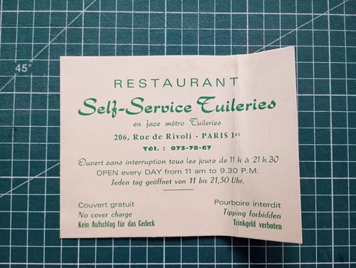 Az428 carte visite restaurant - carte,