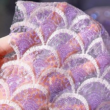 Sequin Maille Poisson Échelle