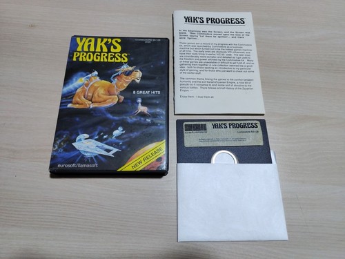Commodore 128 disk yak s - -,