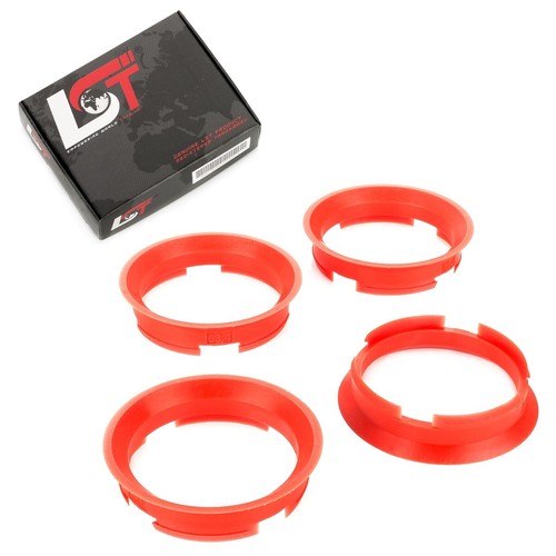 Bagues centrage rouge - 4x,