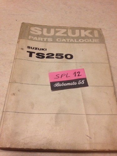 Suzuki parts list ts250 - ts, 250
