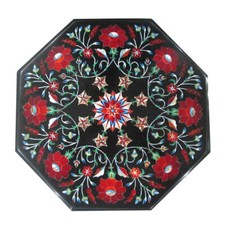 12 " Marbre Coin Nappe