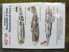 Decals Life Like 72008 P 47 Thunderbolt 1/72 Edition Limitée