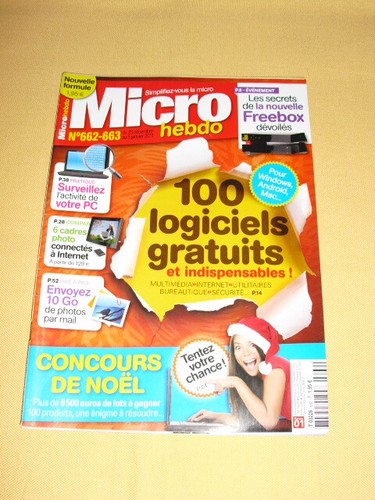 Micro hebdo 662 663 janvier - micro,