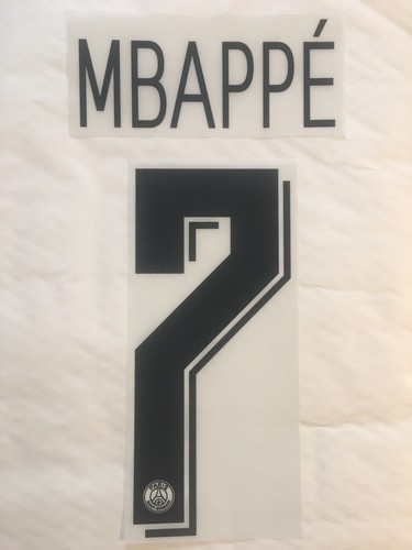 Flocage officiel psg - mbappe, 7