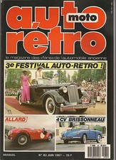 AUTO RETRO 82 4CV BRISSONNEAU & LOTZ ASTON MARTIN DB6 ALLARD J2X TERROT 350 HST