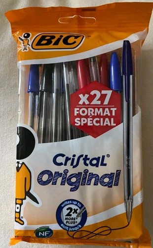 Lot bic cristal - 27, original