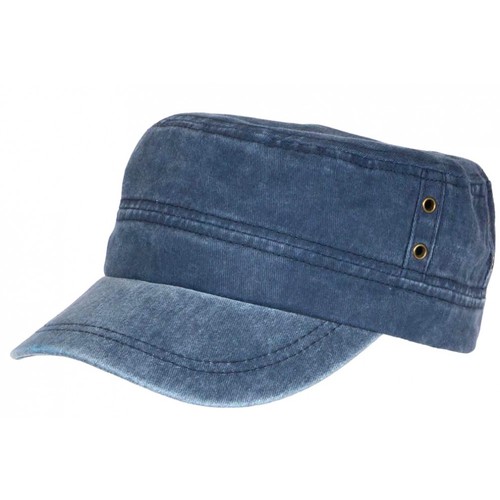 Casquette militaire bleue - casquette,