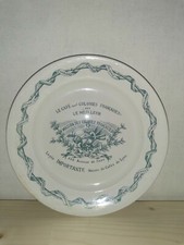 Ancienne assiette publicitaire