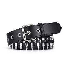 Ceinture À Rivets En Métal Avec Tête De Balle Décorée Sangle De Taille En /