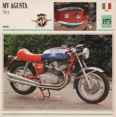 Fiche moto agusta - mv, 750