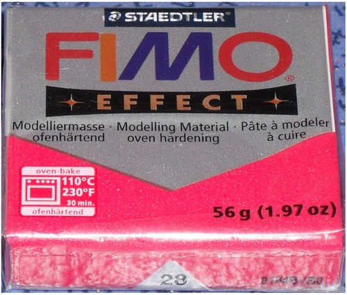 Pate fimo effect - effect, rubis