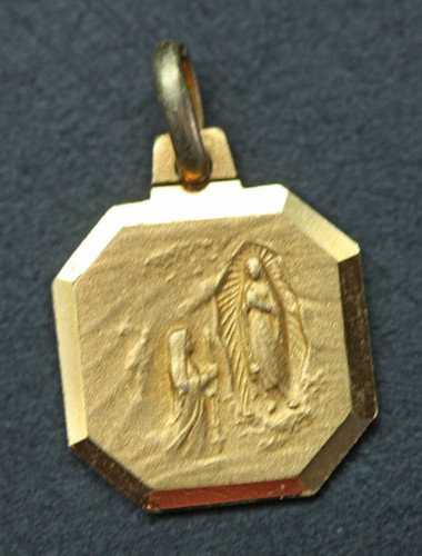 Médaille religieuse plaqué
