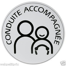 Disque électrostatique CONDUITE ACCOMPAGNEE Voiture Auto Obligatoire AAC-  NEUF