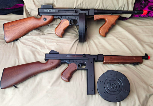 Airsoft thompson submachine - airsoft,