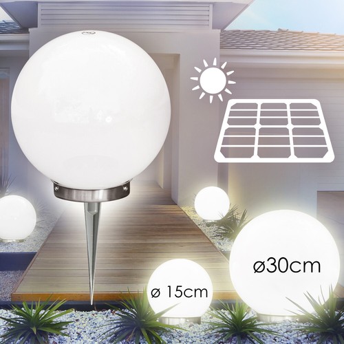 Boules lumineuses blanches