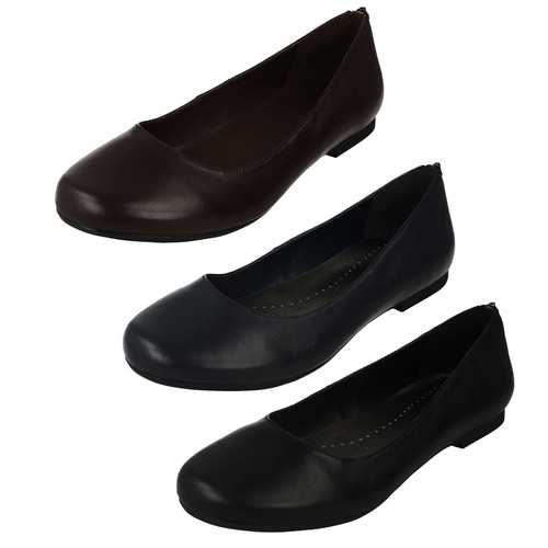 Chaussures plates cuir pour - cuir,