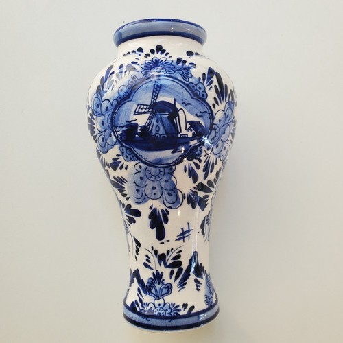 Ancien vase soliflore bleu - ancien,