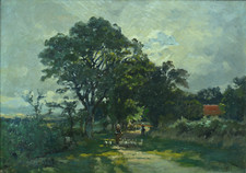 Tableau ancien Bretagne