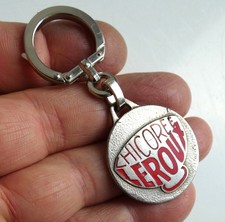 Ancien porte cle métal émail Chicorée Leroux Bol Cuisine... Années 60.