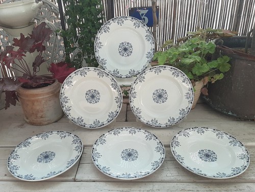 Assiettes semies creuses - 6,