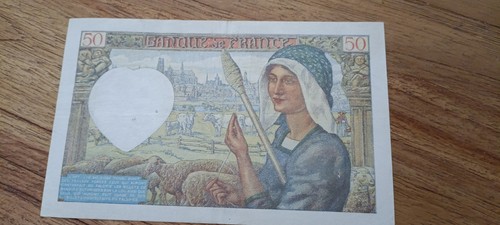 Billet francs jacques - billet, 50
