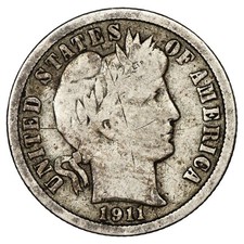 USA 1 One Dime 1911 D Denver