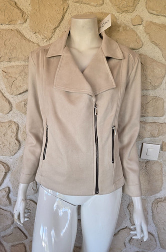 Blouson style perfecto - , beige