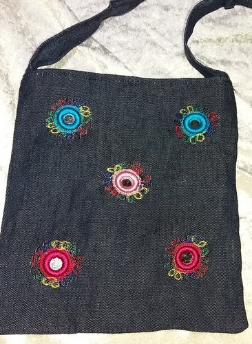 Sac bandoulière jeans - sac, À