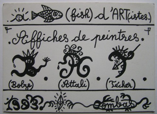 Robert combas carte 1993 - robert,