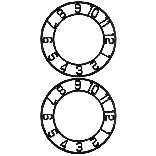 Pcs autocollants d - pcs, d'horloge