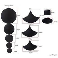 8-Piece Drum Set Silencer