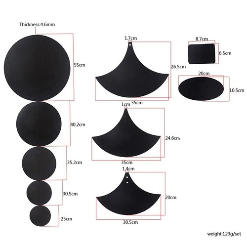 Piece drum set silencer - drum,