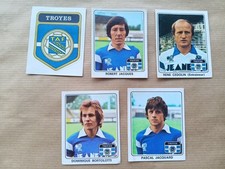 Lot de 5 Vignettes Stickers pour album Panini FOOTBALL 78 - ESTAC Troyes