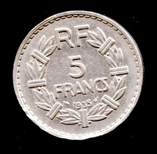 FRANCE - pièce de 5F de 1935