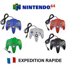 Manette USB Nintendo 64 N64 - Controller Pad - 5 couleurs au choix - NEUF PC MAC